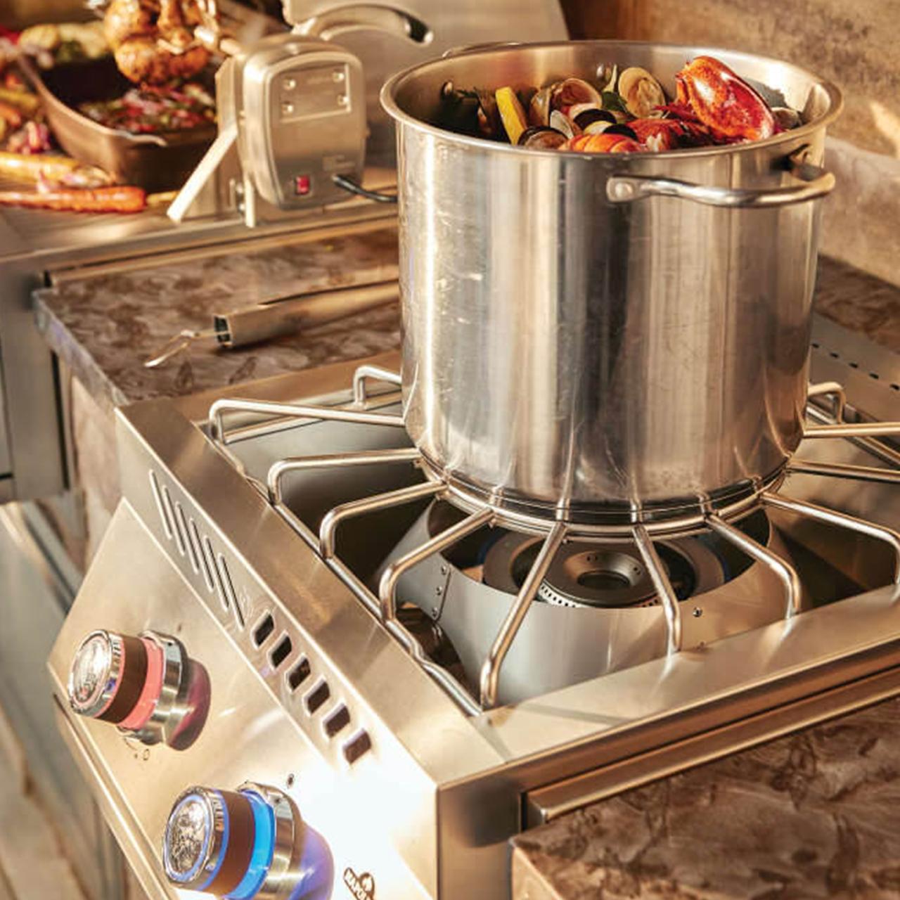 Napoleon 700-Series 18 Zoll, Einbau Power Wokbrenner BIB18PBPSS-CE, Edelstahl