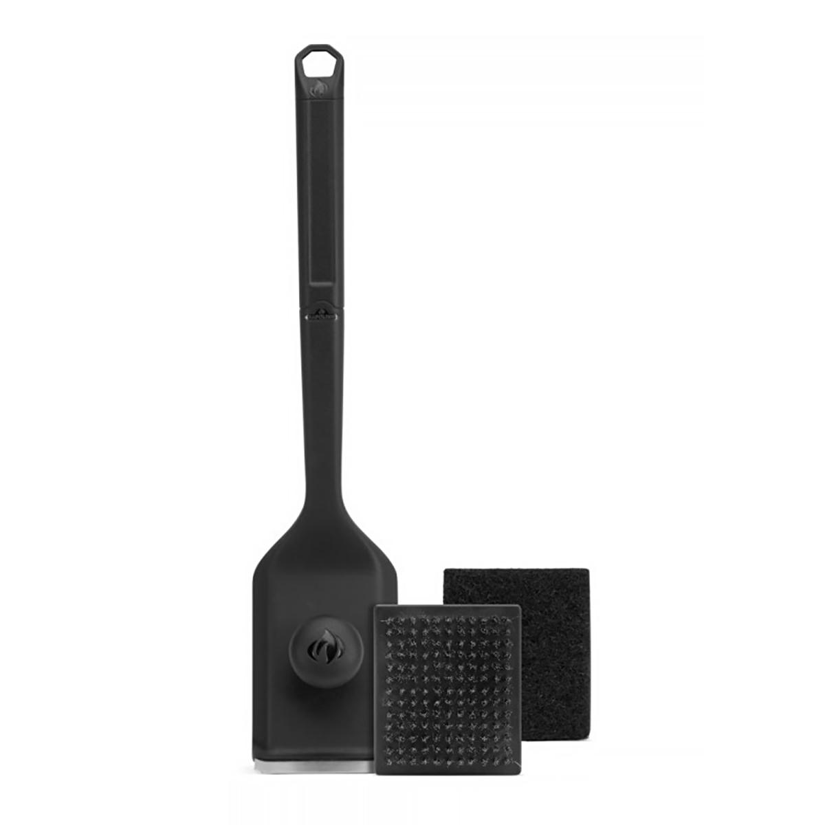 Napoleon Essential Grillbürste mit Edelstahlborsten und Scheuerpad