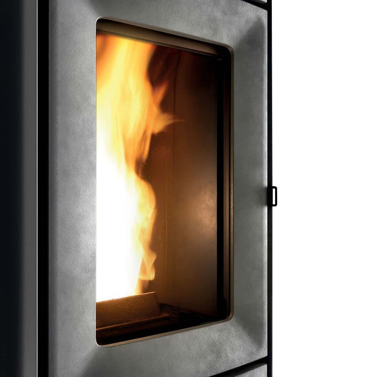 Pelletofen MCZ Ego Comfort Air Matic 10 Core R 10 kW - Ausführung: White metal_302