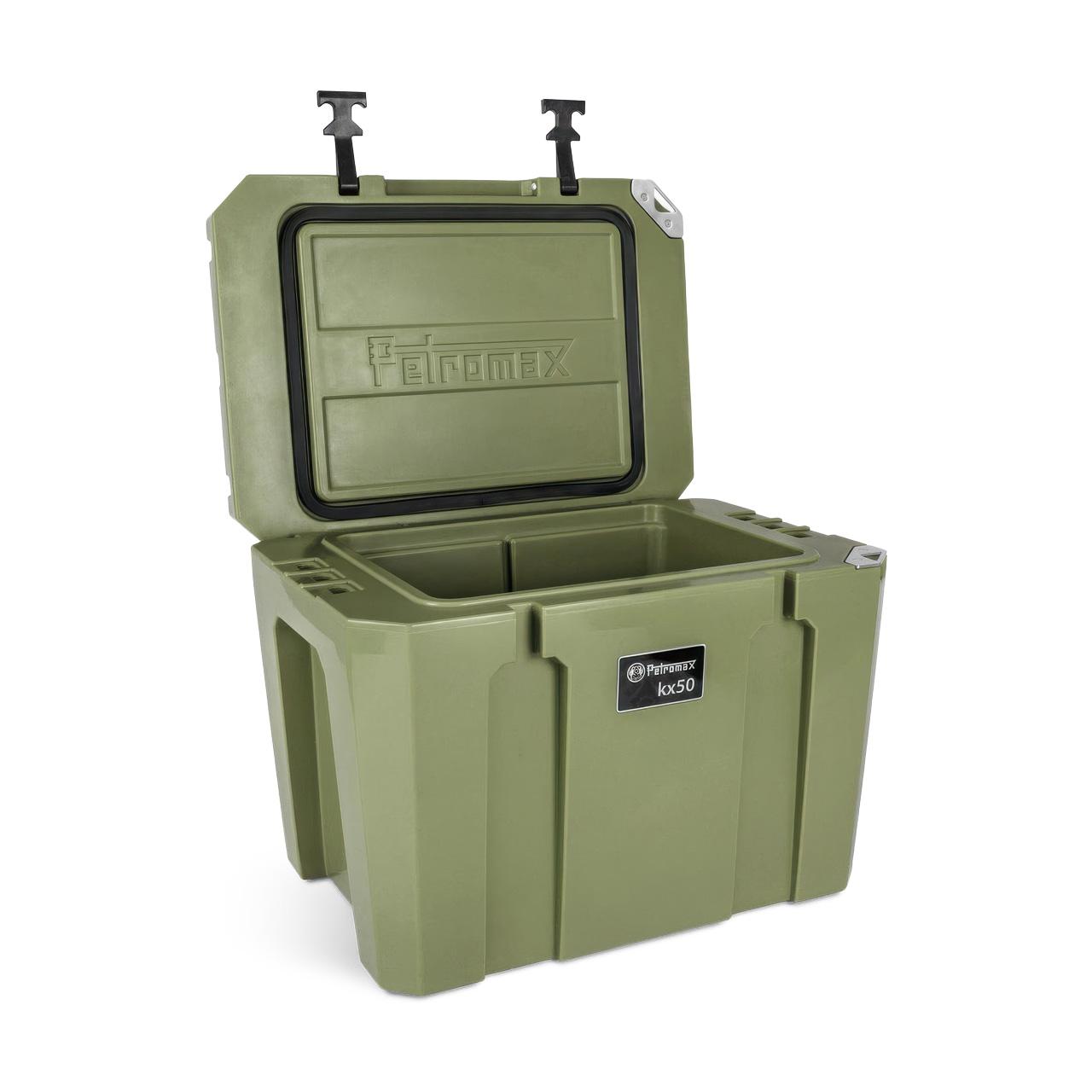 Passiv-Kühlbox Petromax 50 Liter, ohne Strom - Ausführung: Oliv