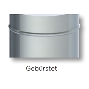 Edelstahl gebürstet