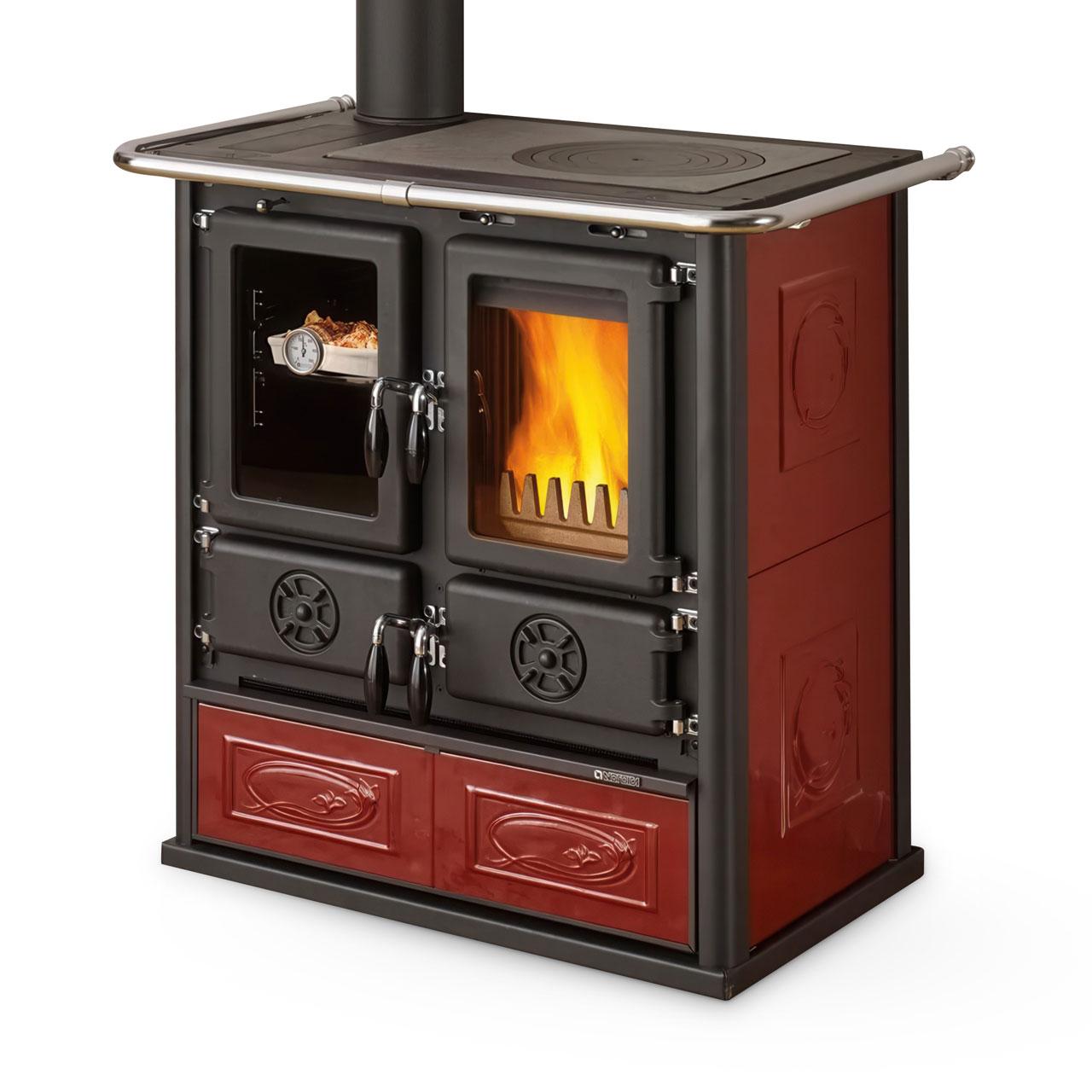 Küchenofen La Nordica Rosetta SX.16 7,9 kW - Ausführung: Ceramica Bordeaux