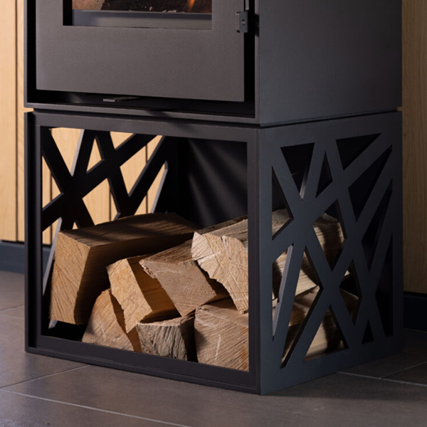 Trimline Fires Woody Orbit Design-Sockel Kreuzform