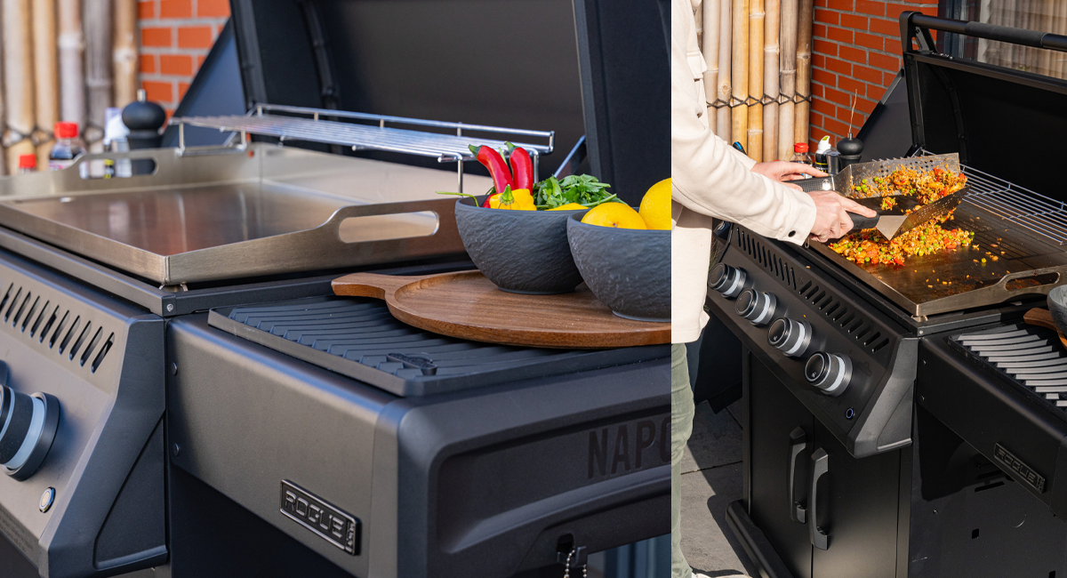 Gasbetriebener Plancha Grill