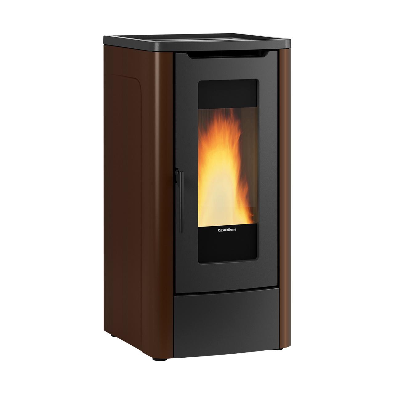 Pelletofen Extraflame Dahiana AD 10 kW - Ausführung: Bronze