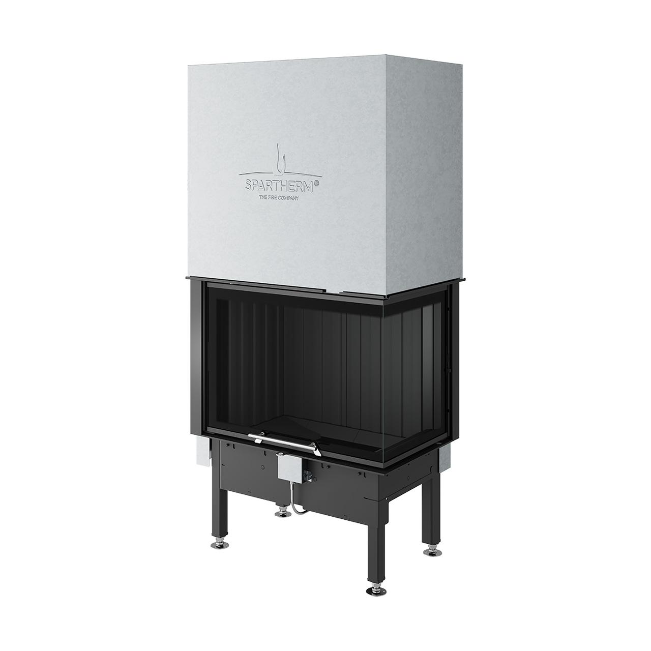Kamineinsatz Spartherm Varia 2R-68h, L-Form-Kamin 9,6 kW - Ausführung: Abgasanschluss Ø 250 mm