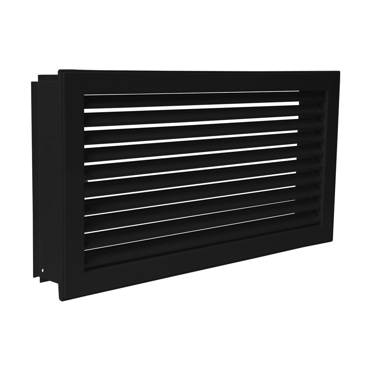 Lüftungsgitter CB-Tec Kaltluftgitter putzbündig Schwarz - Ausführung: 45x23 cm