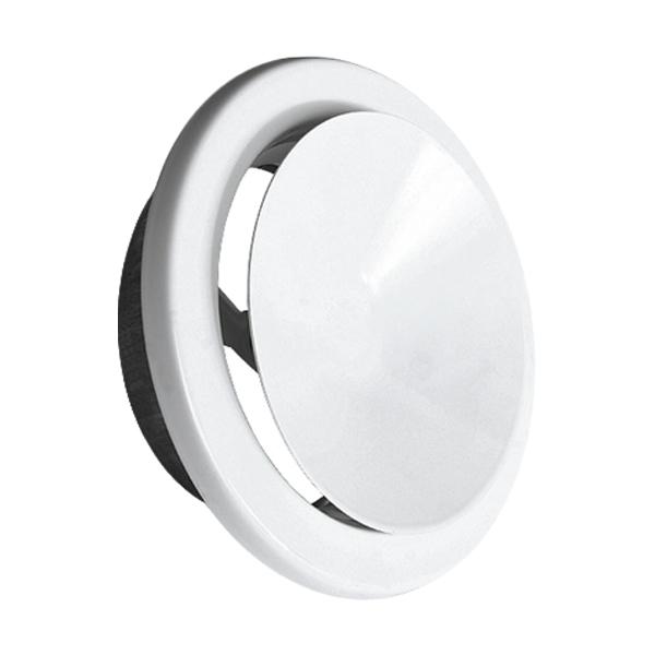 Anemostat AA-Kaminwelt Luftregulierung AN d 125 mm Weiß