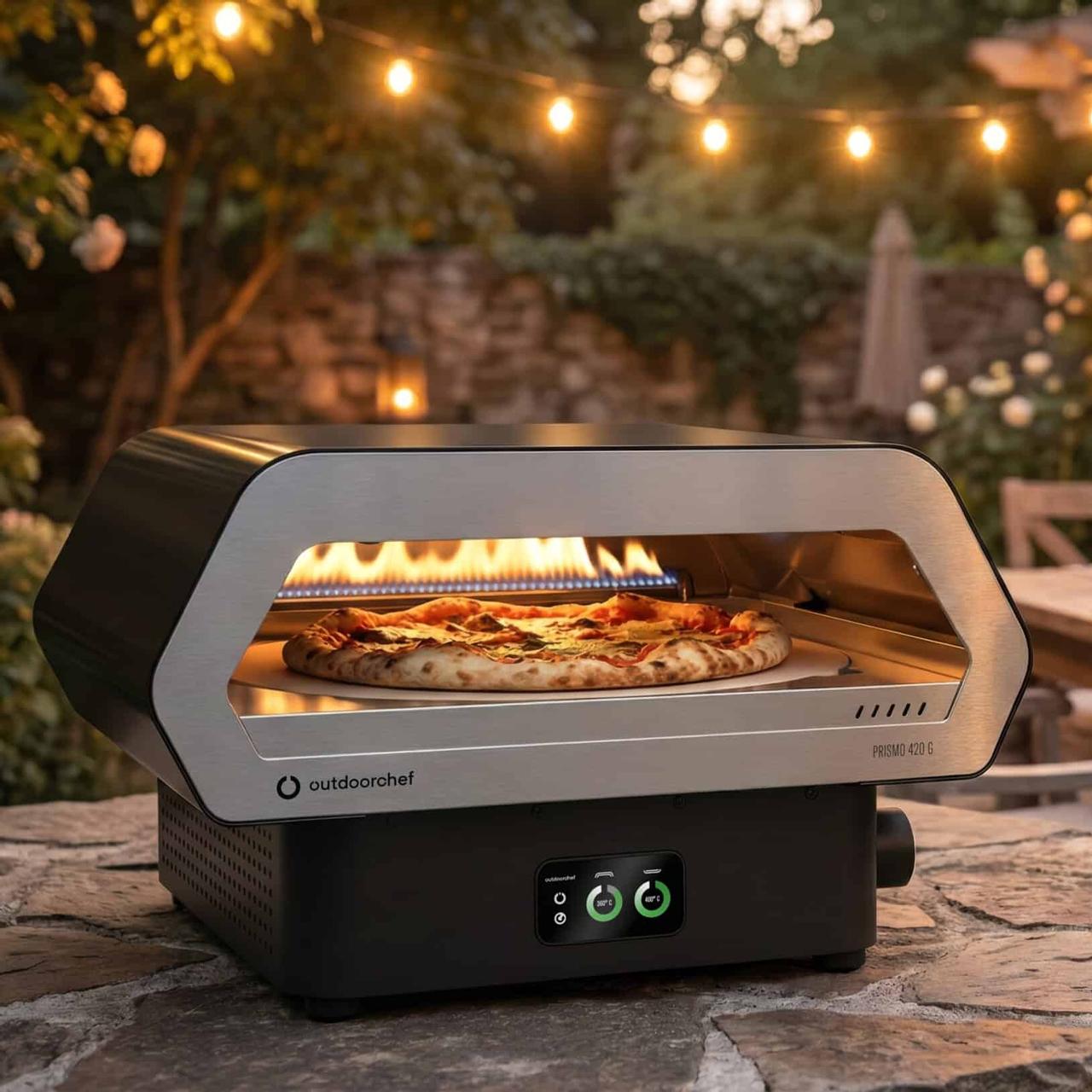 Pizzaofen Outdoorchef Prismo 420 G inkl. Schlauch & Regler