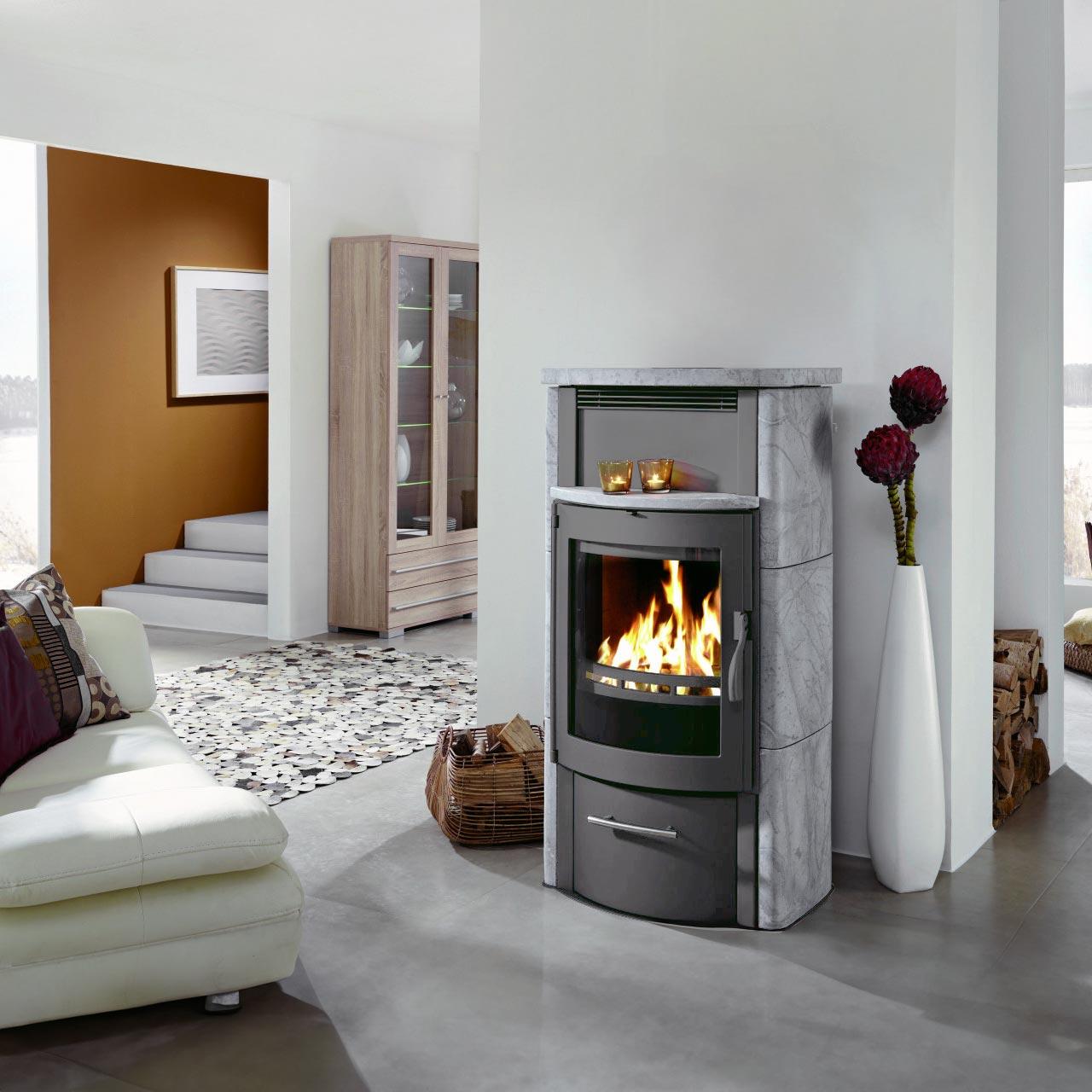 Kaminofen Koppe BS 200 7 kW - Ausführung: Korpus Gussgrau