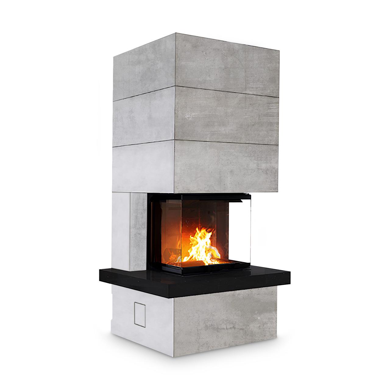 Kaminbausatz Camina S15 mit Feuertisch 9 kW
