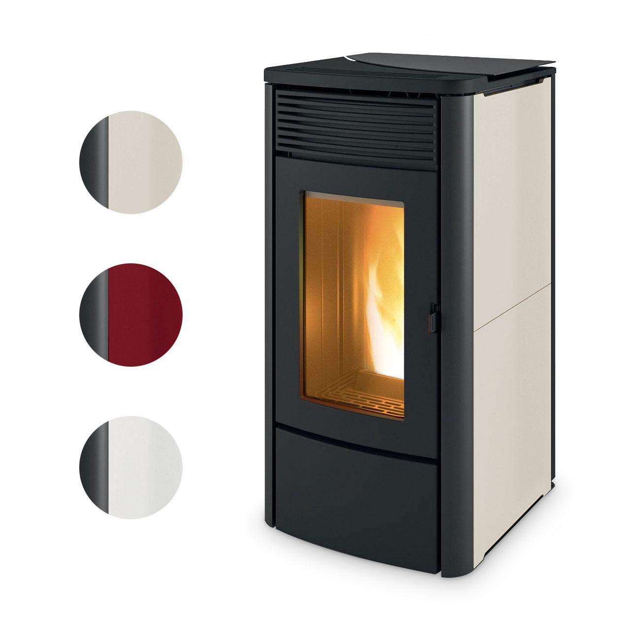 Pelletofen MCZ Alyssa Air 6 R 6,3 kW - Ausführung: Bordeaux ceramic_105