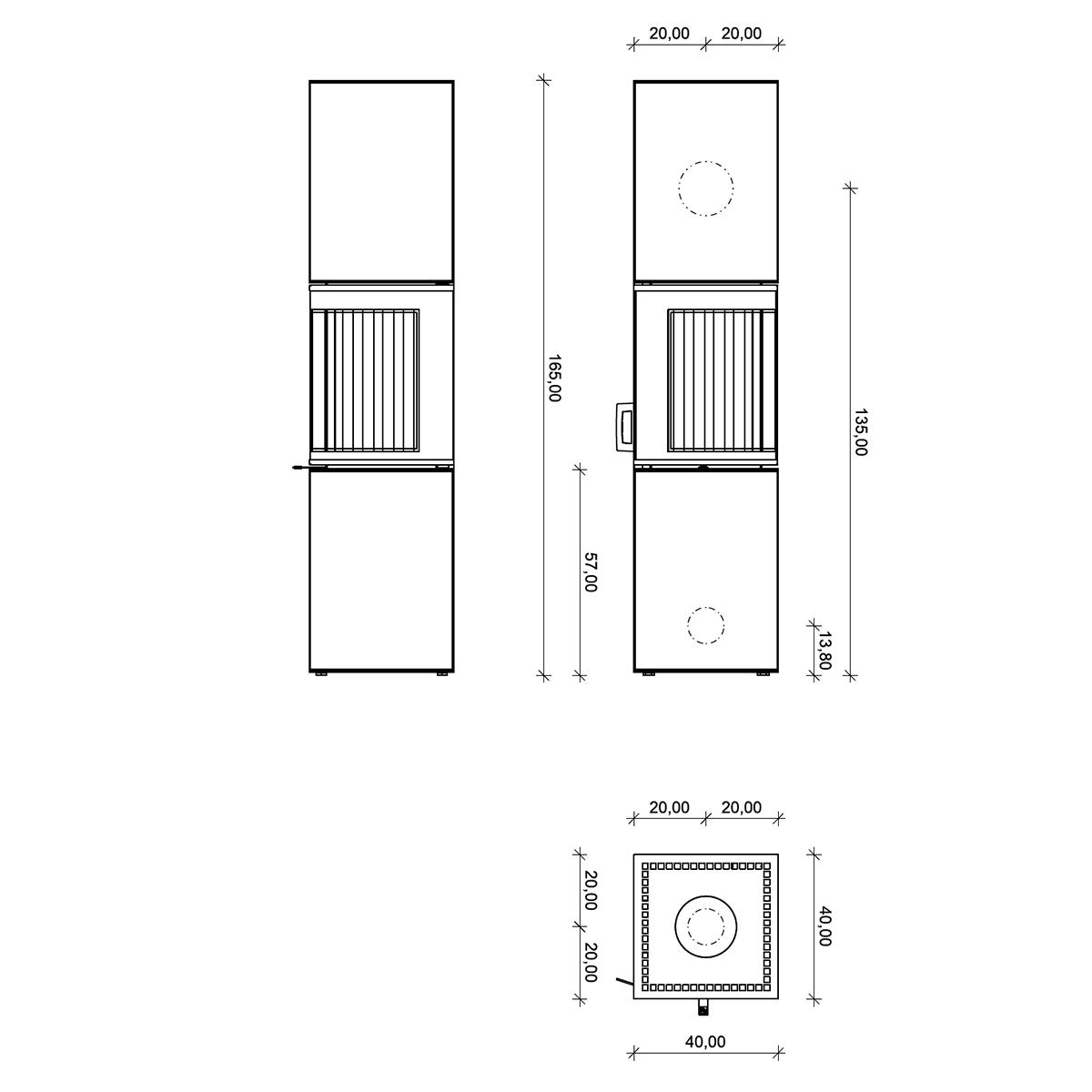 Kaminofen Neocube S20XL Steel Edition mit 5,4 kW