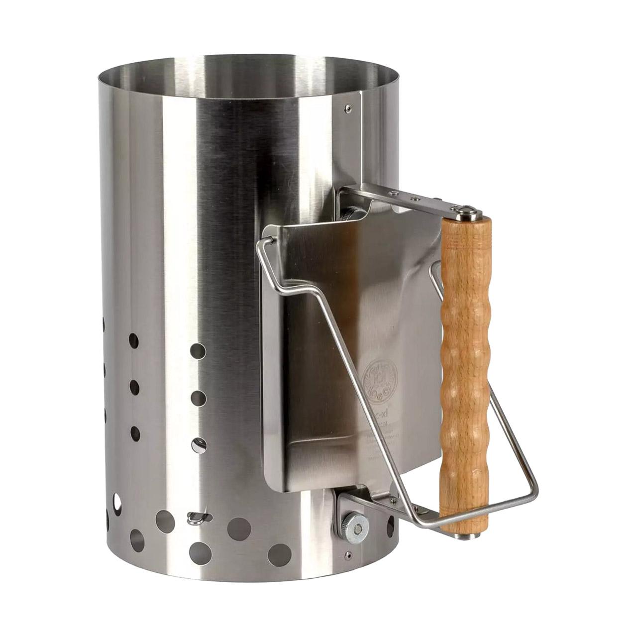 Petromax Anzündkamin XL, aus Edelstahl mit 6,5 L Fassungsvermögen