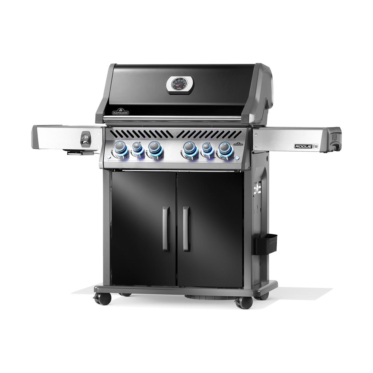 Gasgrill Napoleon Rogue PRO-S 525 Schwarz mit Gussrosten (2026) Bundle inkl. 2 Unterschränke
