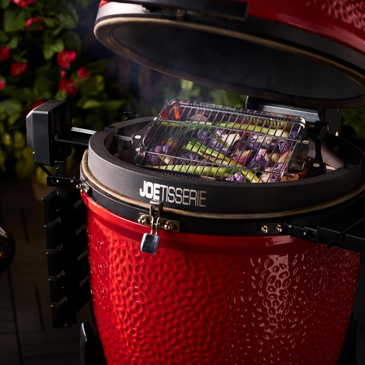 Grillzubehör Kamado Joe JoeTisserie Drehspießkorb-Set