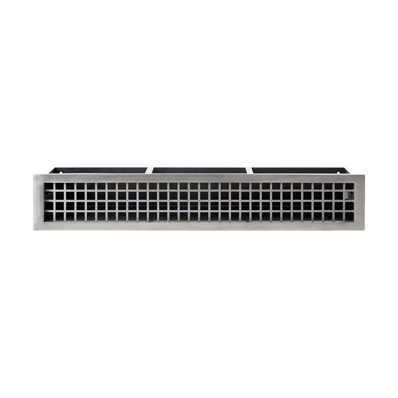 CB-Tec Designblende D3 für Luftleiste Edelstahl - Ausführung: 30 cm
