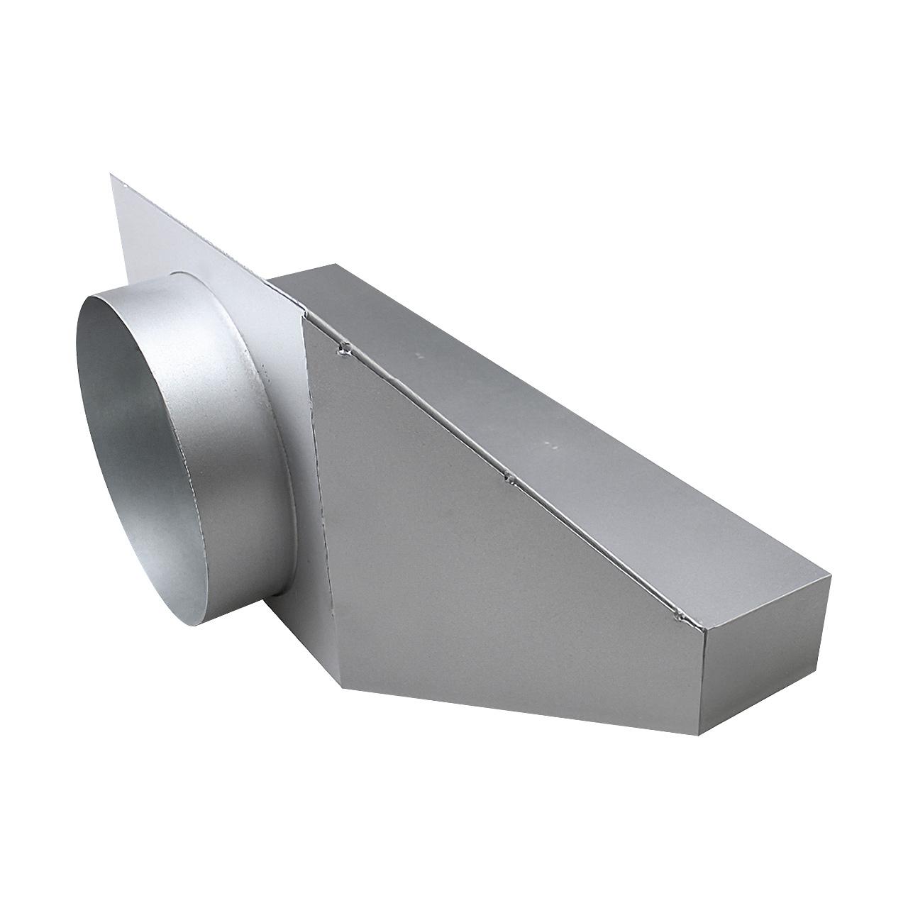 CB-tec Flachkanal 80 mm 2-Kanalführung Adapter gerade - Ausführung: Ø 150 mm
