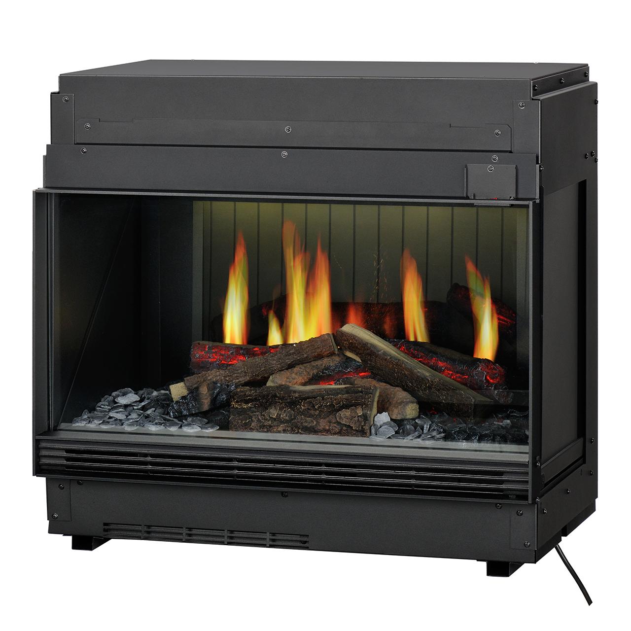 Dimplex Vista 70 I Elektrokamin - Opti-V Flame mit Sound, realistischen Holzscheiten und Heizfunktion