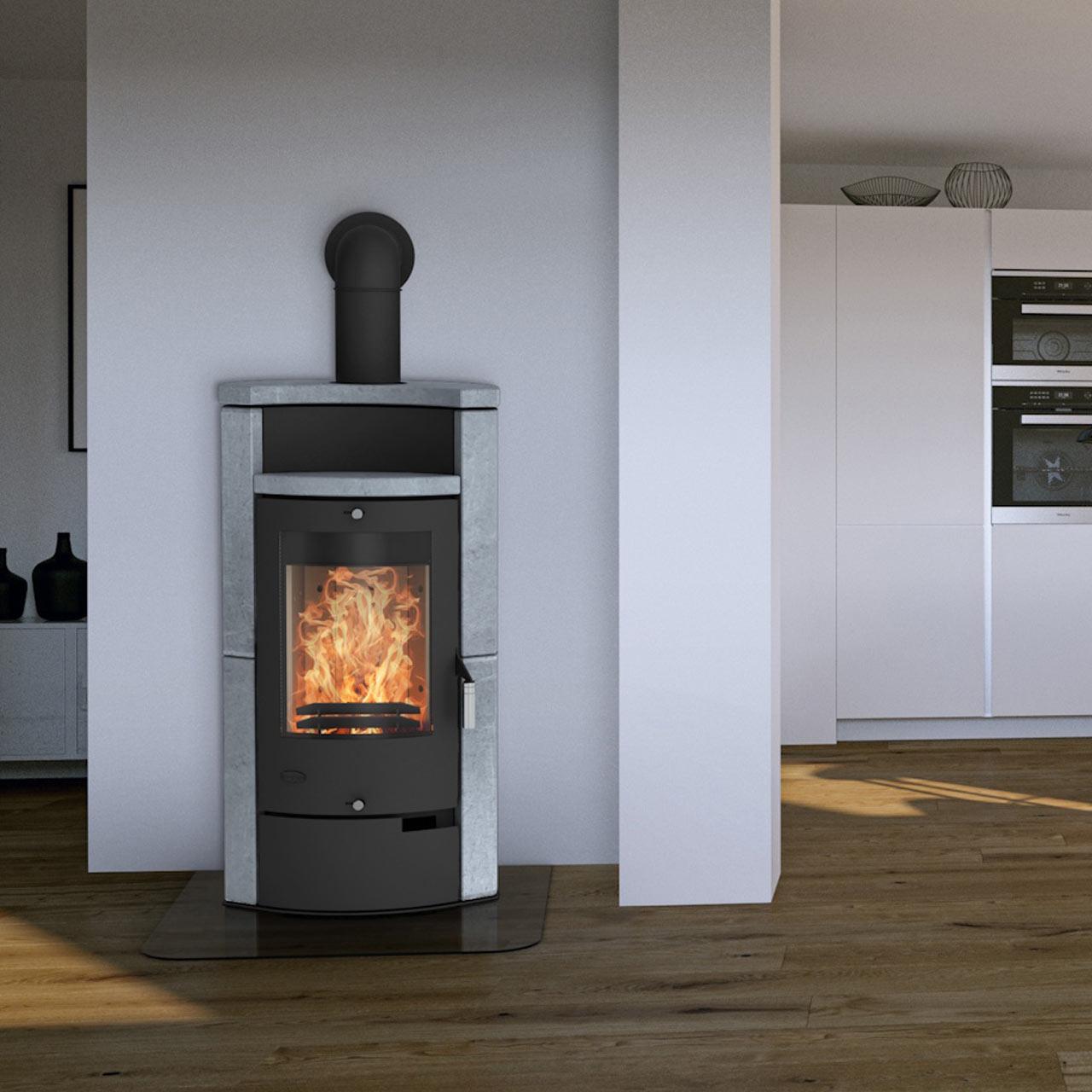 Kaminofen Fireplace Hamburg Speckstein 8 kW