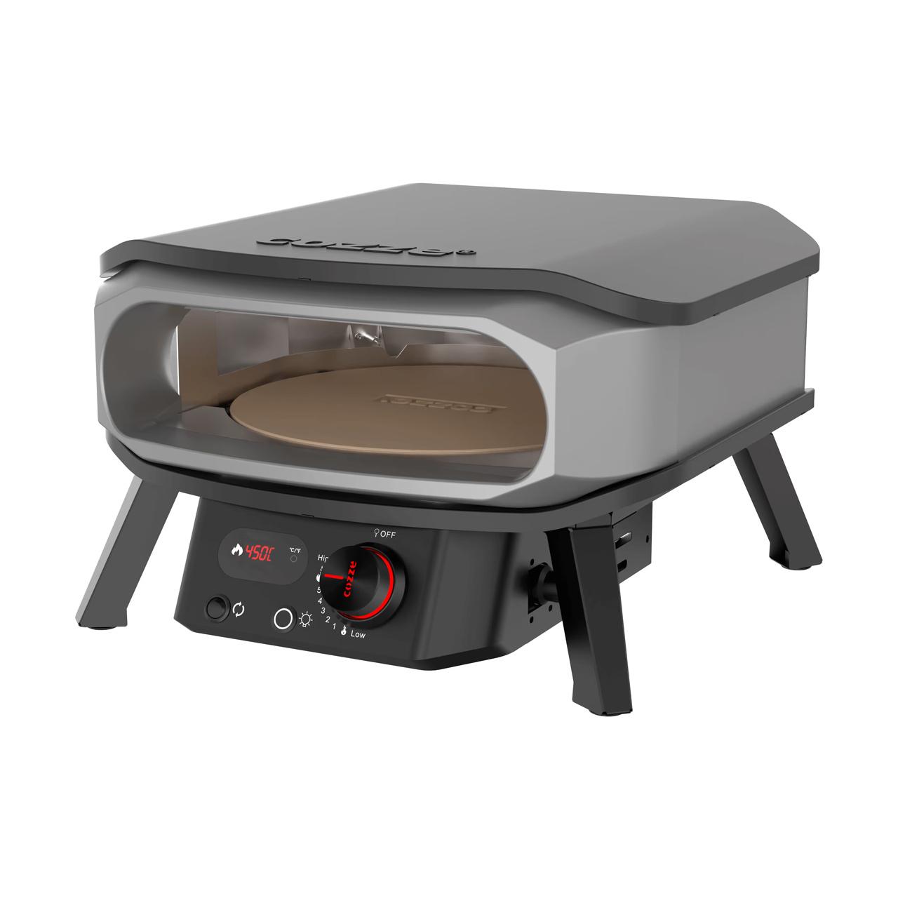 Gas Pizzaofen Cozze 13 Zoll Premium Rotate 50 mBar, inkl. drehbarem Pizzastein & Hitzeschild