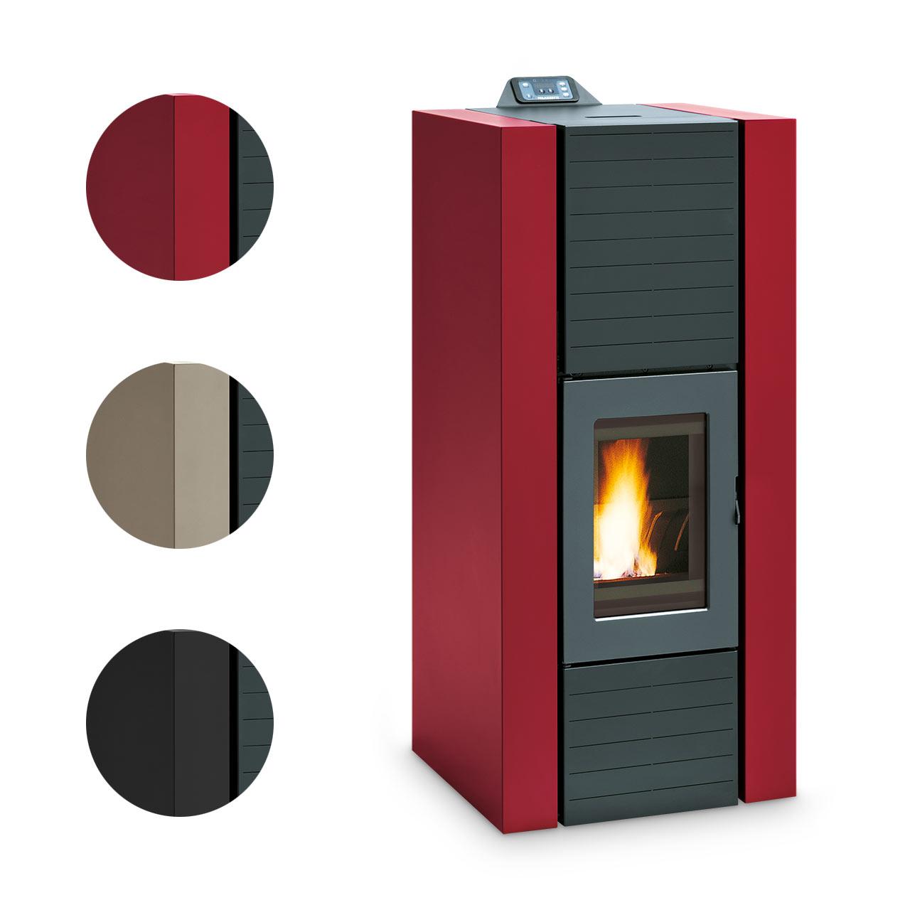 Pelletofen wasserführend Palazzetti Martina Idro Lux 10, 9,3 kW