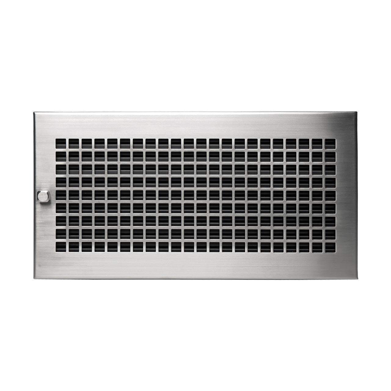 Lüftungsgitter CB-Tec Warmluftgitter mit Designblende Edelstahl - Ausführung: D3