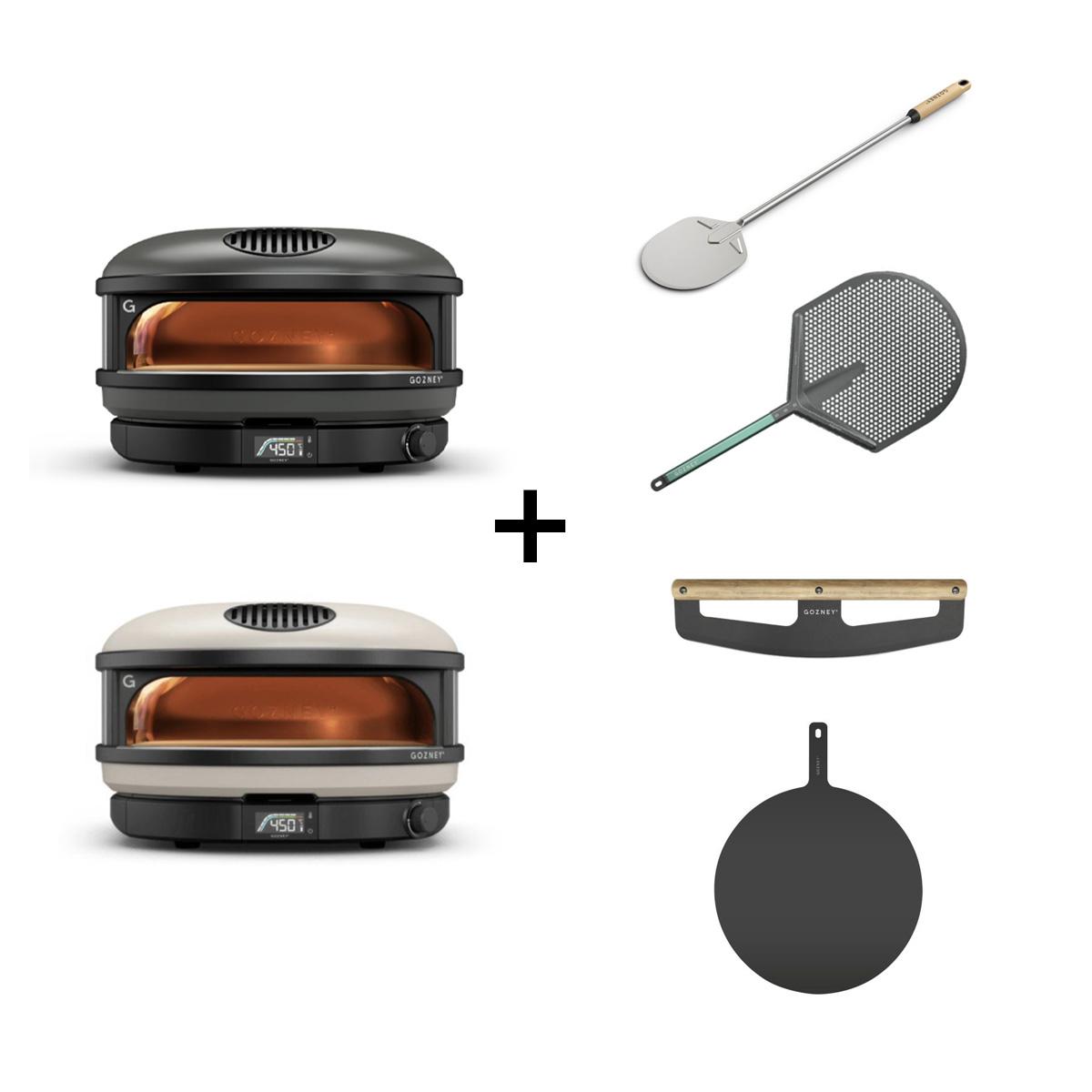 Pizzaofen Gozney Arc XL Bundle inkl. Pizzaheber, Pizzawender, Pizza Rocker und Servierbrett