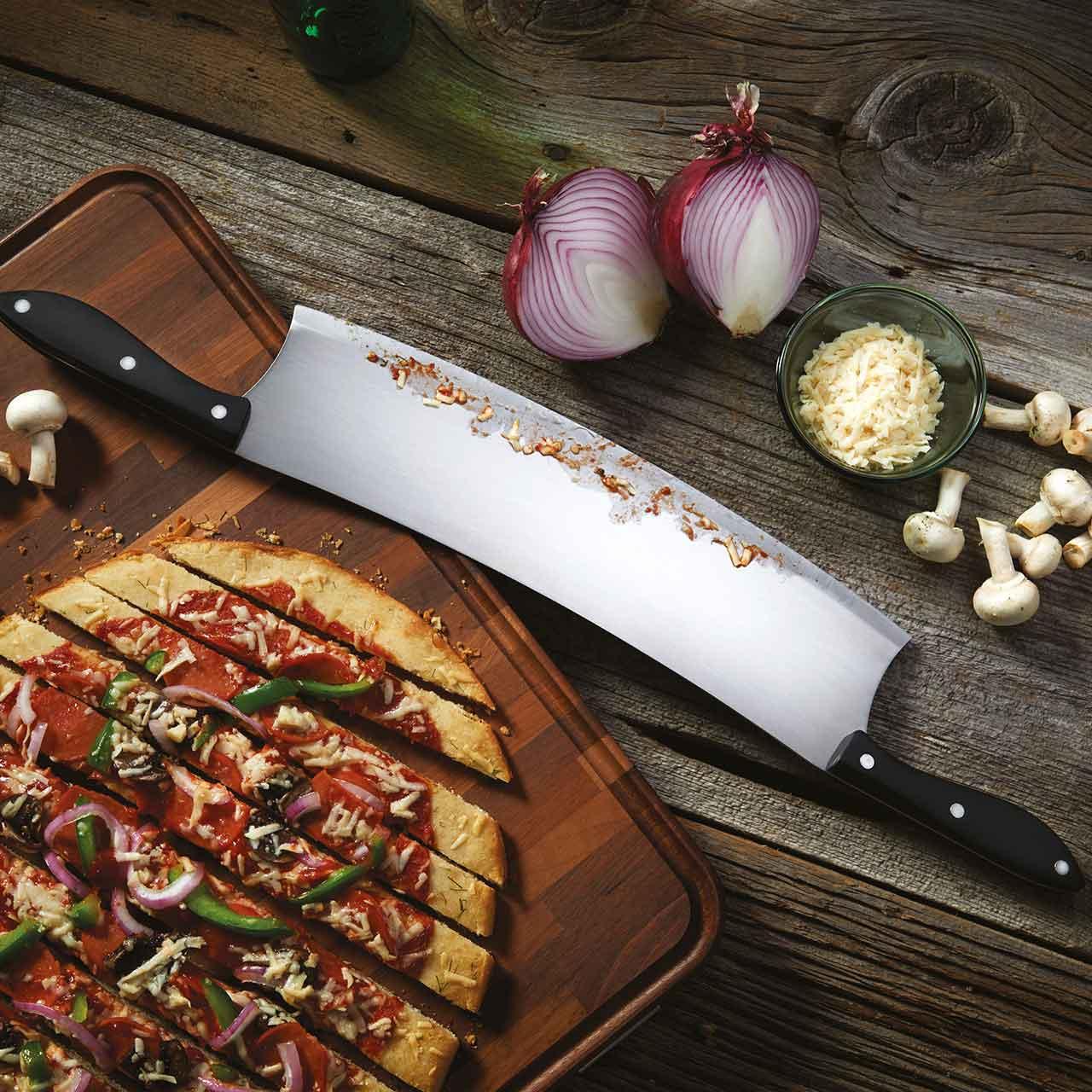 Grillbesteck Napoleon Pizza Wiegemesser, Pizzaschneider & Pizzamesser