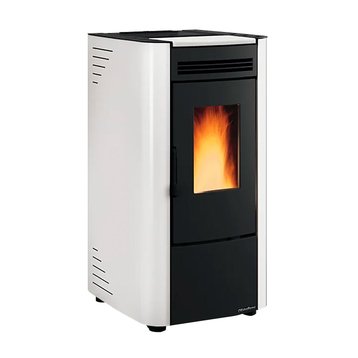 Pelletofen Extraflame Ketty 5.0 mit 6,5 kW - Verkleidung: weiß