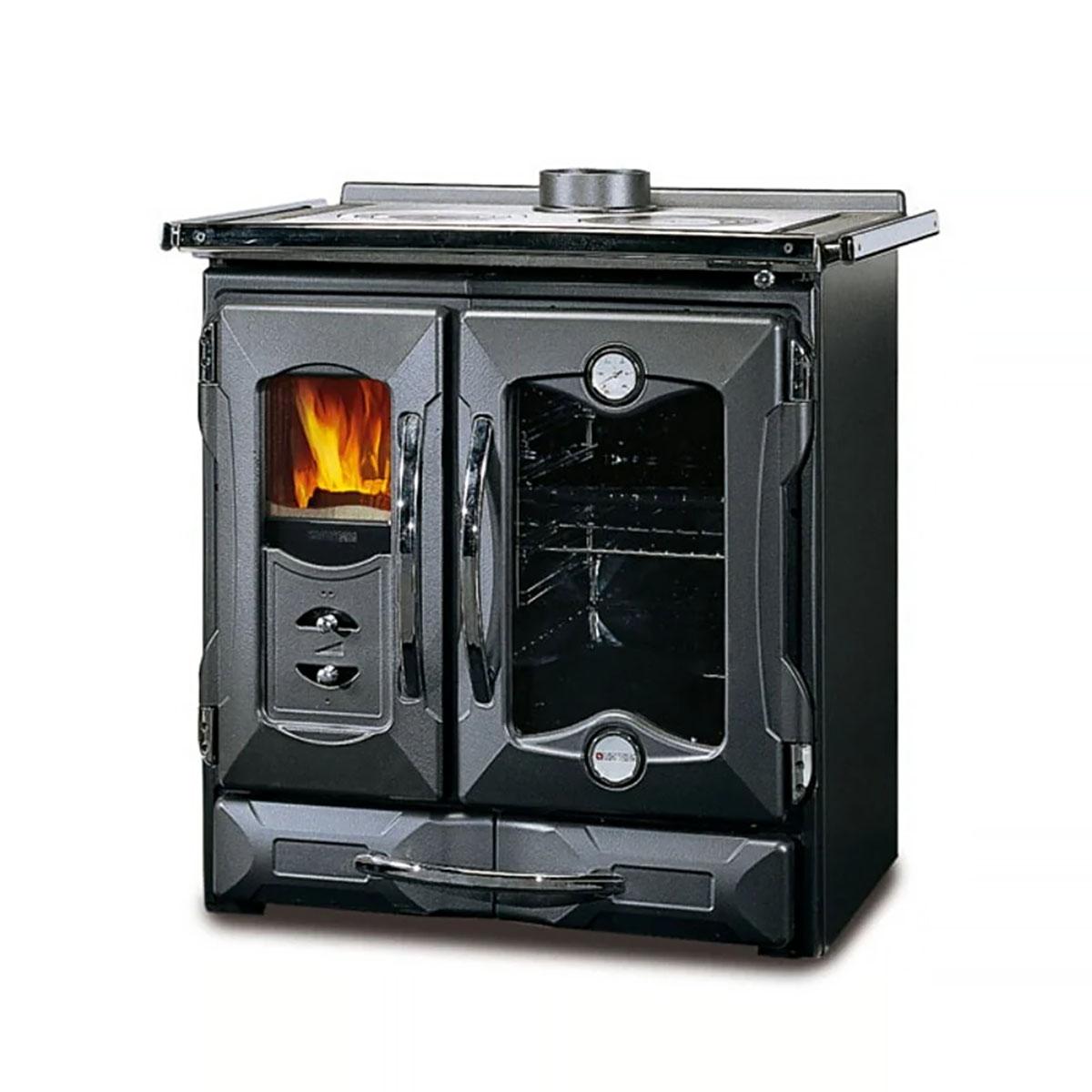 Küchenofen La Nordica Mamy Anthrazit mit 8,7 kW