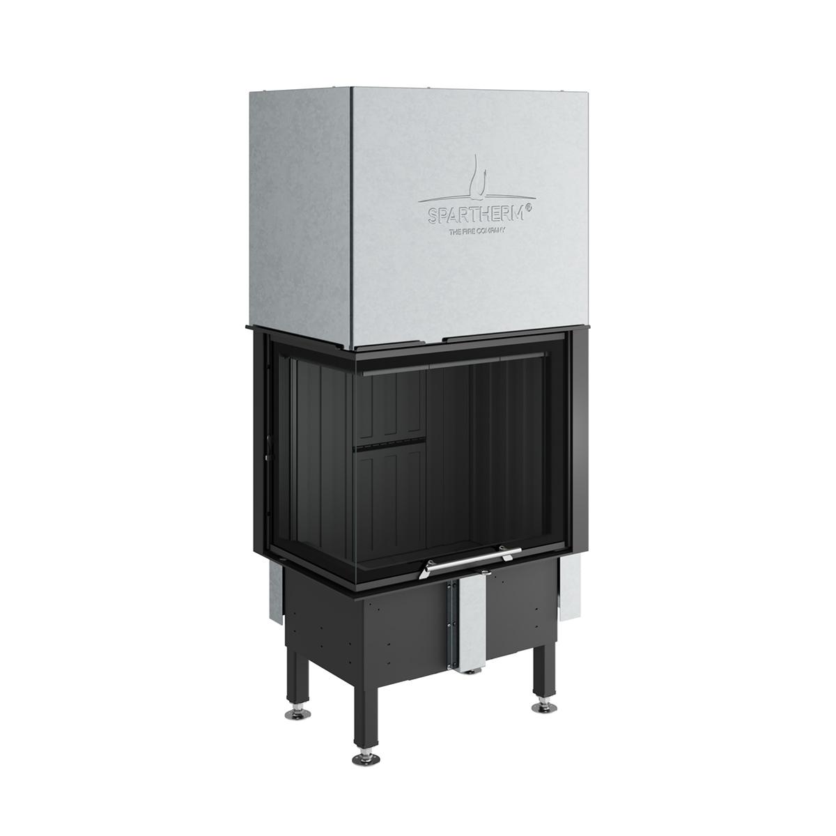 Kamineinsatz Spartherm Varia 2L-55h 7 kW - Feuerraumauskleidung: Schwarz