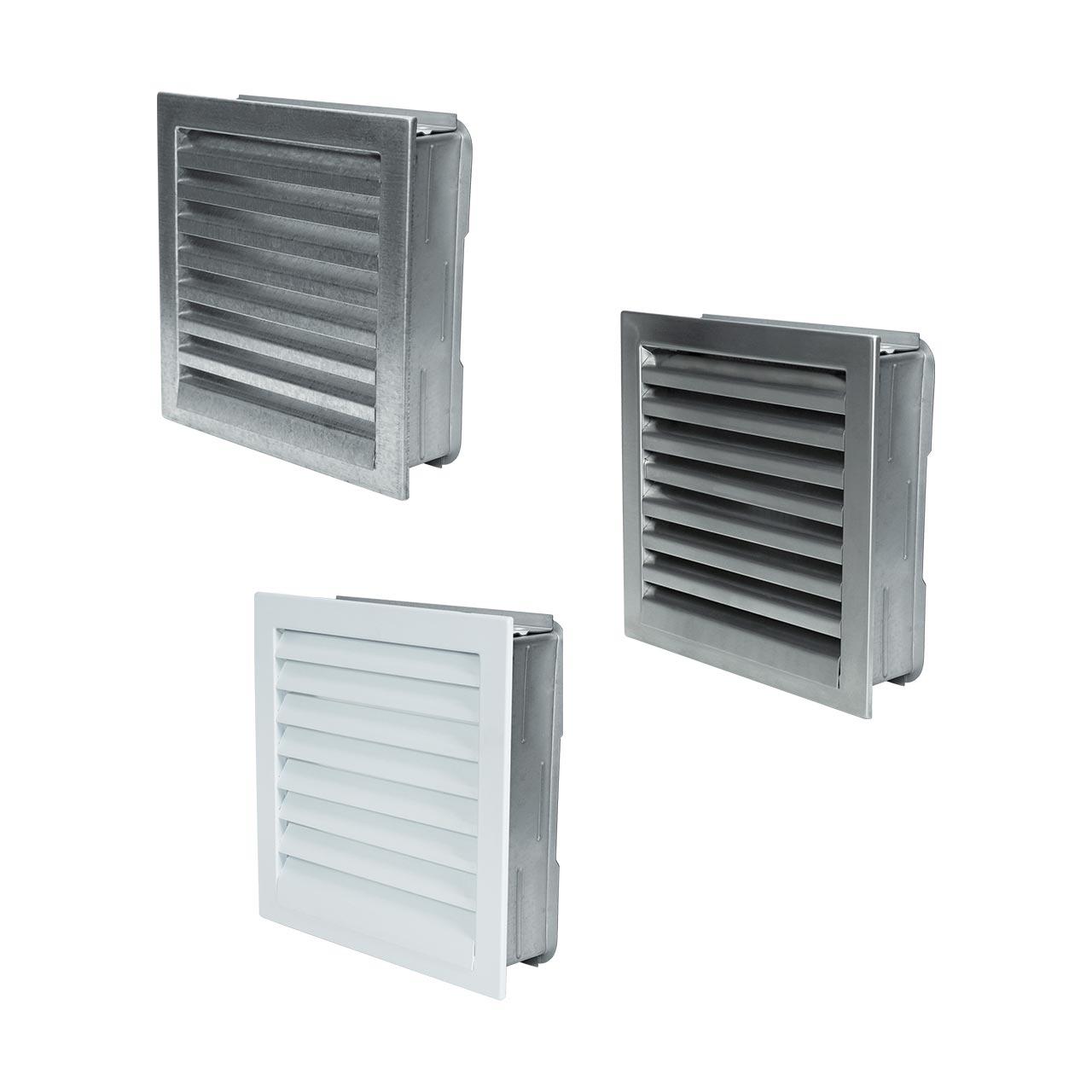 CB-Tec Außenluftgitter 23x23 cm - Ausführung: Verzinkt