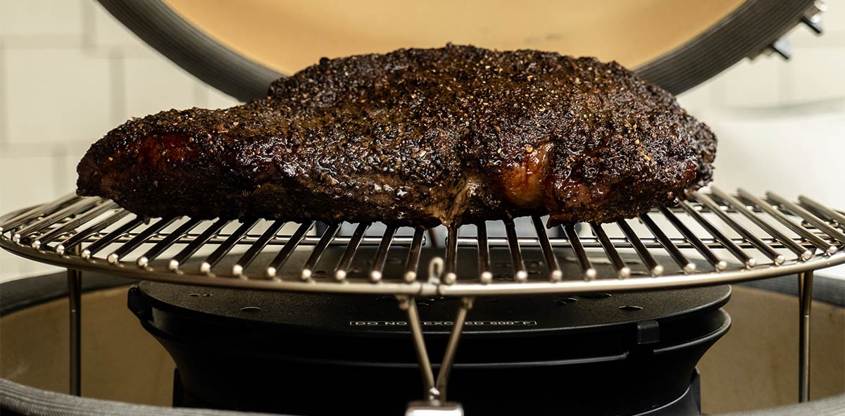 Kamado Joe SLoRoller für Classic Joe I & II Anwendungsbeispiel