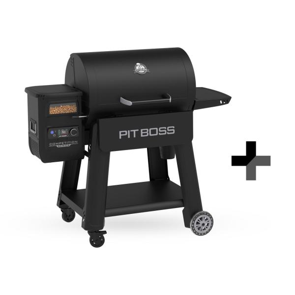 Pelletgrill Pit Boss Competition Series 1250 Bundle inkl. Gusseisen-Set, Pelletsmoker & Grill