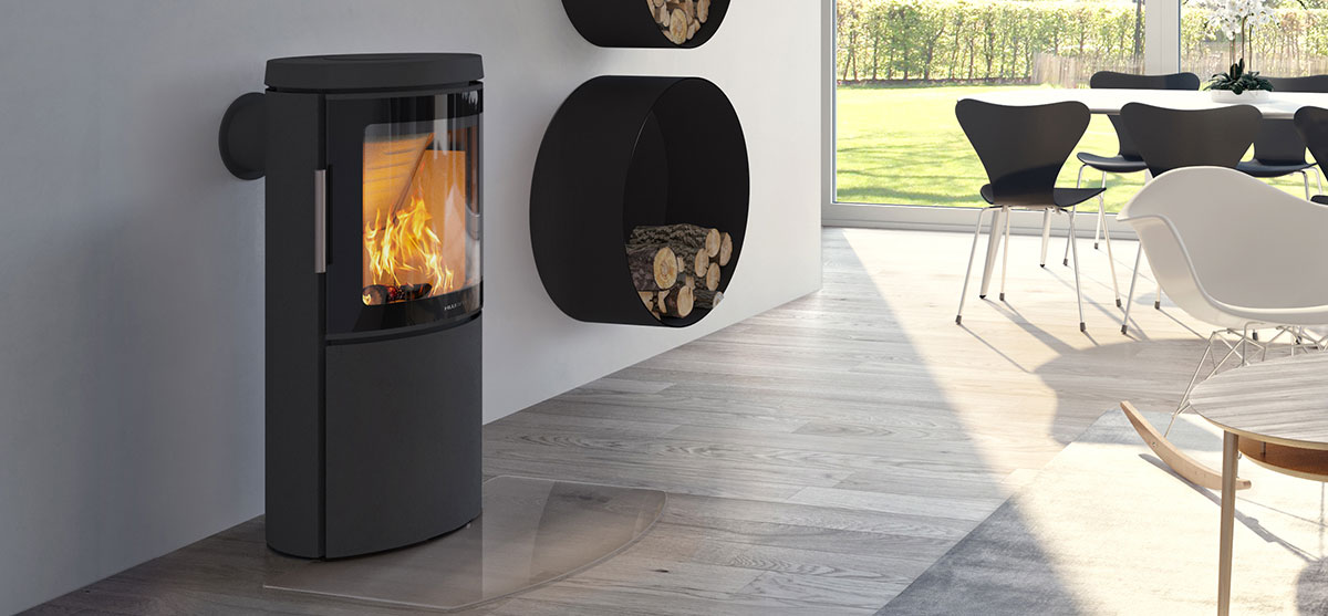 HWAM Kaminofen 3120 Montagebeispiel