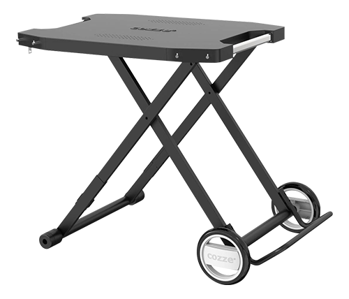 klappbarer Tisch mit Rädern