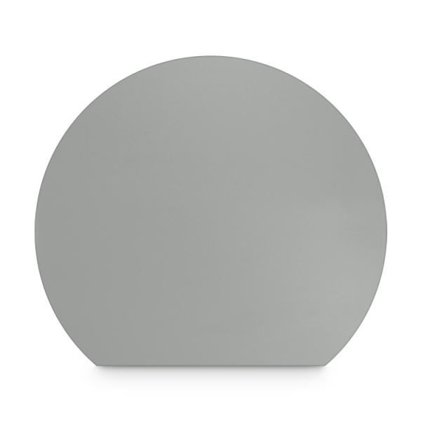 Stahl Bodenplatte Silber Kreisabschnitt Funkenschutz Platte Kamin