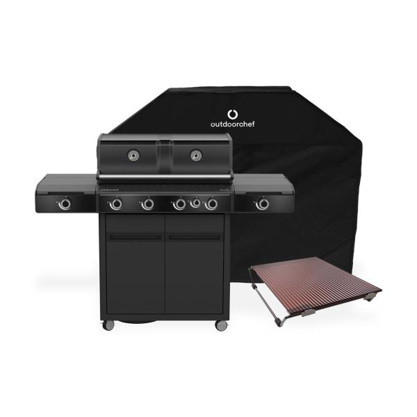 Gasgrill Outdoorchef Grillstation Heat X-445 RB Bundle inkl. Gratis Zubehör