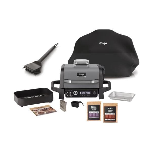 Elektrogrill Ninja Woodfire Elektrischer Outdoor Grill & Smoker Set 2