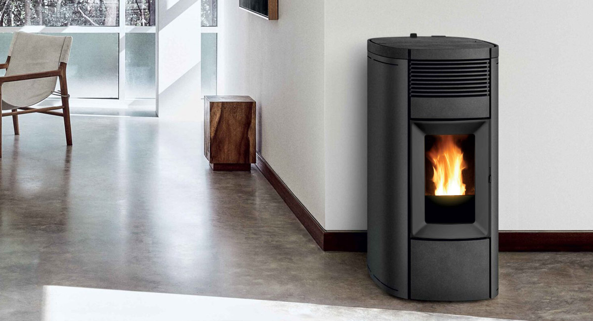 Pelletofen MCZ Musa Hydromatic 18 M2+ Montagebeispiel