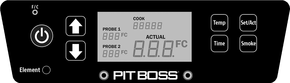Pit Boss 3 Serie Bedienfeld