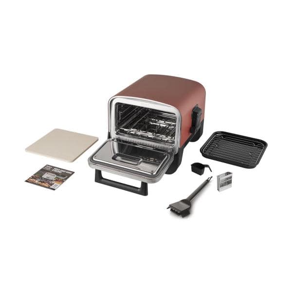Pizzaofen Ninja Woodfire Elektrischer Outdoor Ofen, Pizzaofen & Smoker Set 1