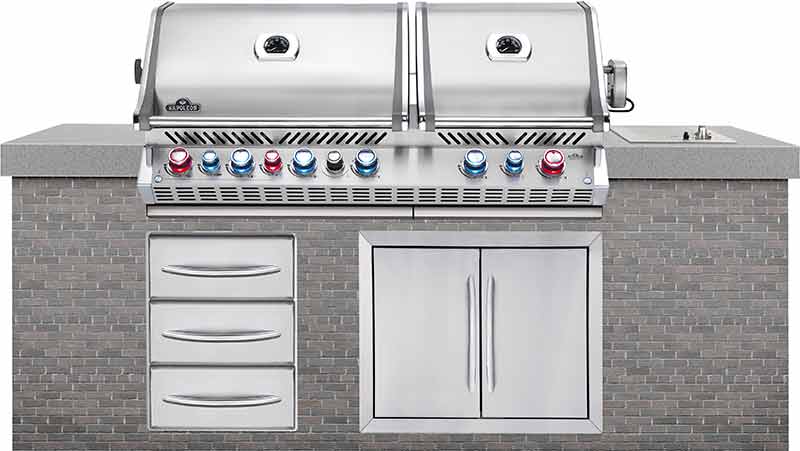 Gasgrill Napoleon Prestige BIPRO 825 Anwendungsbeispiel