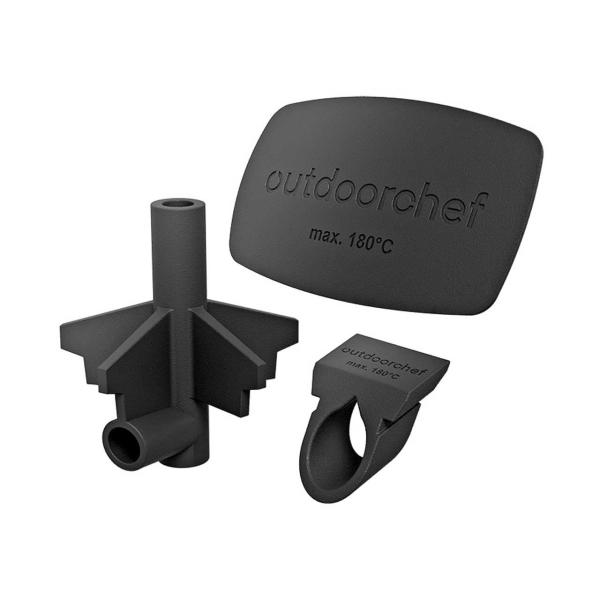 Räucherzubehör Outdoorchef Kugelgrill Adapter-Set für SMOKE