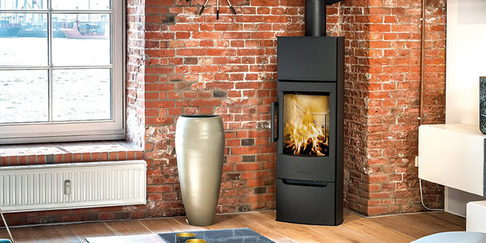 Kaminofen Wiking Miro 6 Montagebeispiel