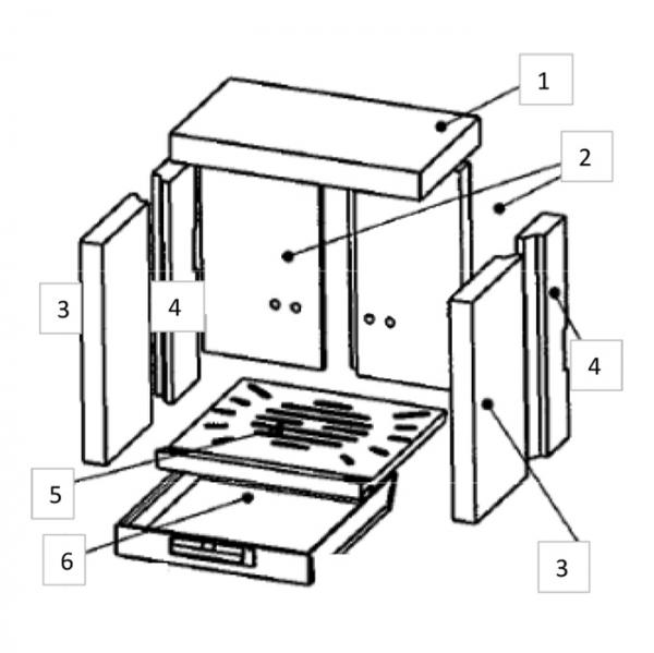 Rostlager Wamsler Kaminofen (W5005402860084)