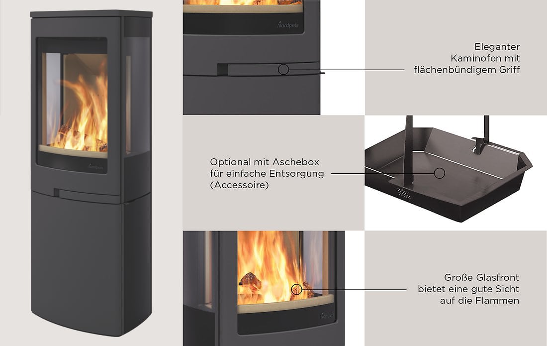 Kaminofen Nordpeis Duo 4 Details