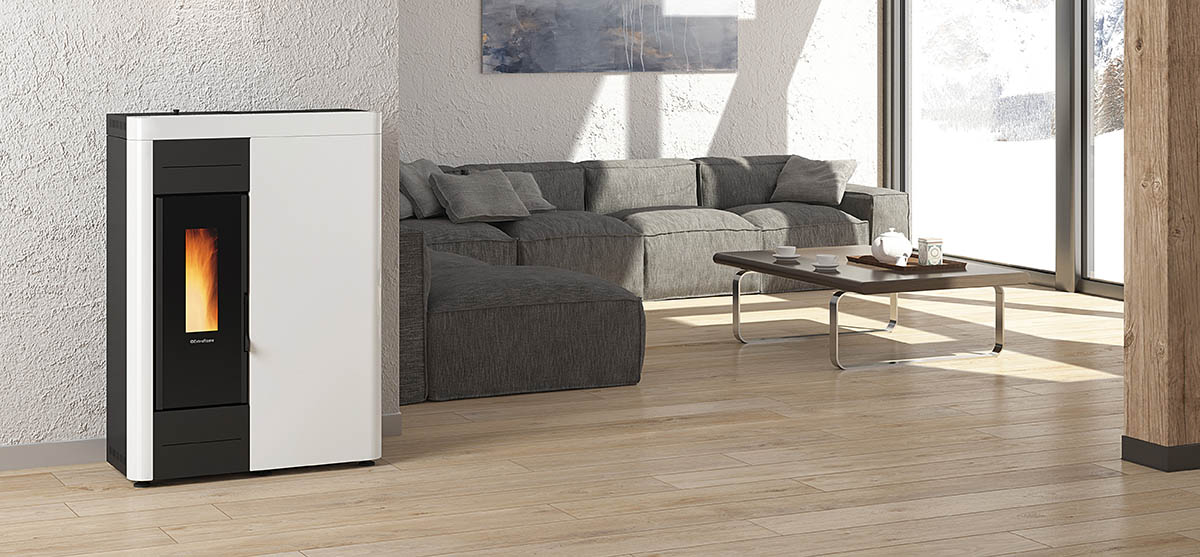 Montagebeispiel Extraflame Virna Idro