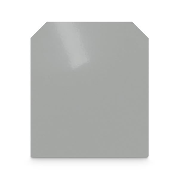 Stahl Bodenplatte Silber Zunge Eckig Funkenschutz Platte Kamin Ofen